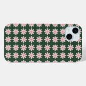 Farbiges Blumenmuster Case-Mate iPhone Hülle (Rückseite (Horizontal))