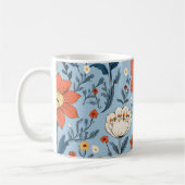 Farbiges Blumenmuster Kaffeetasse (Links)