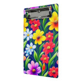 Farbiges Blumenmuster Mini Klemmbrett (Gewinkelt2)