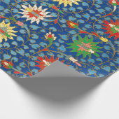 Farbiges Blumenmuster Papier Geschenkpapier (Ecke)