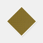 Farbiges Blumenmuster Serviette (Ecke)
