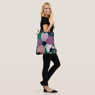 Farbiges Blumenmuster-Shopping-Tasche – Cute Moder Tasche