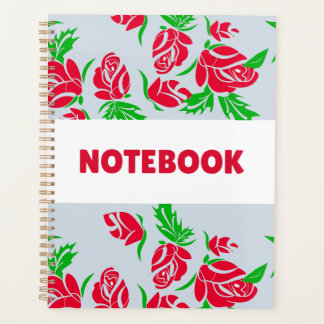 Farbiges Blumennotizbuch – Minimalistische Blume Planer