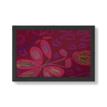 Farbiges Blumenposter