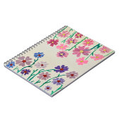 Farbiges Blumenwasser-Journal Notizblock (Linke Seite)