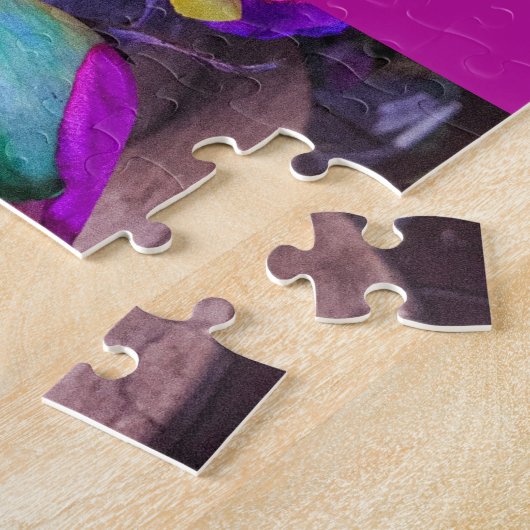 Farbiges Bluterguss Monogramm schwer Hübsch schwer Puzzle (Seite)