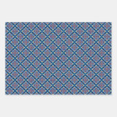 Farbiges Boho Geometrie-Muster Geschenkpapier Set (Vorderseite 2)