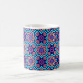 Farbiges Boho Geometrie-Muster Kaffeetasse (Mittel)