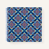 Farbiges Boho Geometrie-Muster Notizblock (Vorderseite)