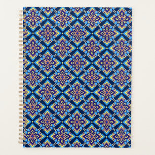 Farbiges Boho Geometrie-Muster Planer