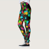 Farbiges Bokeh-Design Leggings (Links)