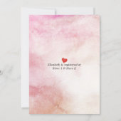 Farbiges botanisches Brautparty Einladung (Rückseite)