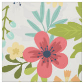 Farbiges botanisches Muster Stoff (Muster)