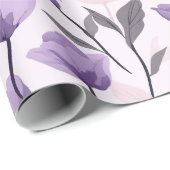 Farbiges botanisches Tulip Wrapping Paper Geschenkpapier (Rolleneckpunkt)