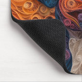 Farbiges Boxerpapier Quilling Dog Portrait Mousepad (Ecke)