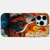 Farbiges brasilianisches Terrier Portrait Case-Mate iPhone Hülle (Rückseite (Horizontal))