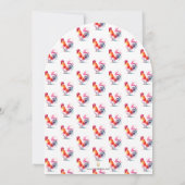 Farbiges Brautparty der Wasserfarbe Einladung (Rückseite)