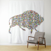 Farbiges Bull-Tapestry Wandteppich (Beispiel)