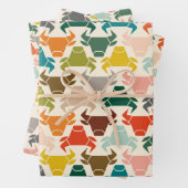 Farbiges Bullkopfpapier für die Silhouette Geschenkpapier Set (Beispiel)