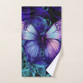 Farbiges Butterfly-Badetuch-Set Badhandtuch Set (Handtuch)