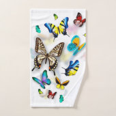 Farbiges Butterflybad Handtuchhandtuch Set (Handtuch)