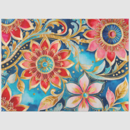 Farbiges Byzantinisches Juwel Art Tissue Seidenpapier