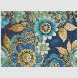 Farbiges Byzantinisches Juwel Art Tissue Seidenpapier