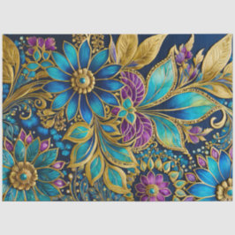 Farbiges Byzantinisches Juwel Art Tissue Seidenpapier