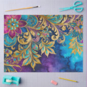 Farbiges Byzantinisches Juwel Art Tissue Seidenpapier (Basteln)