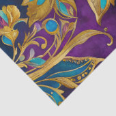 Farbiges Byzantinisches Juwel Art Tissue Seidenpapier (Ausschnitt)