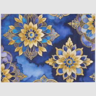 Farbiges Byzantinisches Juwel Art Tissue Seidenpapier