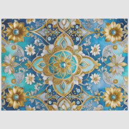 Farbiges Byzantinisches Juwel Art Tissue Seidenpapier