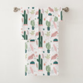 Farbiges Cactus Bath Handtuch Set (Insitu)