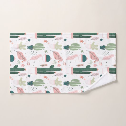 Farbiges Cactus Bath Handtuch Set (Handtuch)
