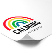 Farbiges Calming Corner Poster (Ecke)