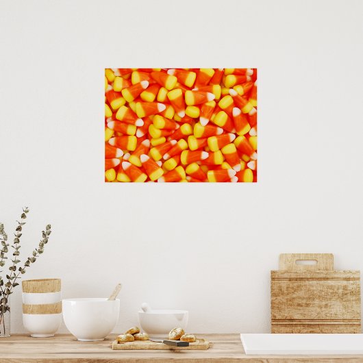 Farbiges Candy Corn Poster (Küche)