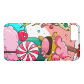 Farbiges Candy Monster Case-Mate iPhone Hülle (Rückseite (Horizontal))