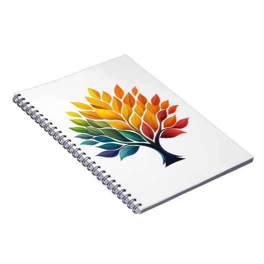Farbiges Canopy-Notebook Notizblock (Rechte Seite)