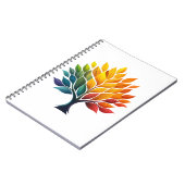Farbiges Canopy-Notebook Notizblock (Linke Seite)