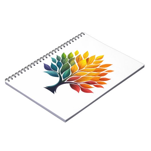 Farbiges Canopy-Notebook Notizblock (Linke Seite)