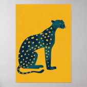 Farbiges Cartoon Street Scene Poster für Kinderzim (Vorne)