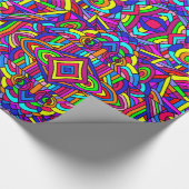 Farbiges Chaos 2 Geschenkpapier (Ecke)