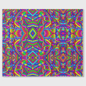 Farbiges Chaos 2 Geschenkpapier (Flach)