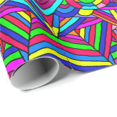 Farbiges Chaos 2 Geschenkpapier (Rolleneckpunkt)