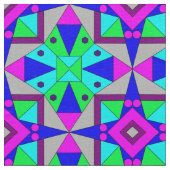 Farbiges Chaos 36 Stoff (Nahaufnahme)