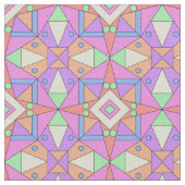 Farbiges Chaos 37 Stoff (Nahaufnahme)