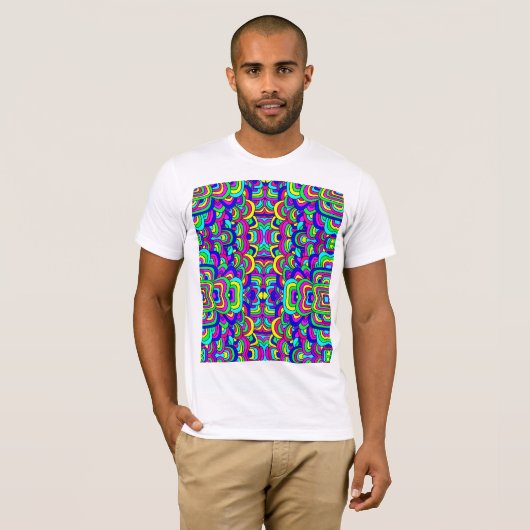 Farbiges Chaos 5 T-Shirt (Vorne ganz)