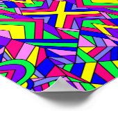 Farbiges Chaos 9 Poster (Ecke)