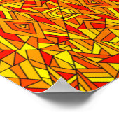 Farbiges Chaos 9 Poster (Ecke)
