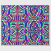 Farbiges Chaos Geschenkpapier (Flach)